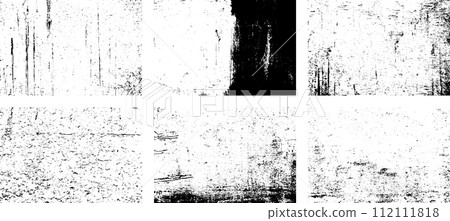 Black and white grunge. Distress overlay texture. Abstract surface dust and rough dirty wall background concept. Distress illustration simply place over object to create grunge effect. Vector EPS10. 112111818