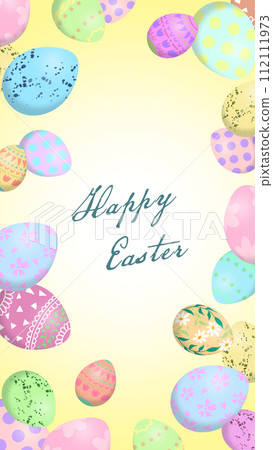 Easter vertical background Easter vertical background 112111973