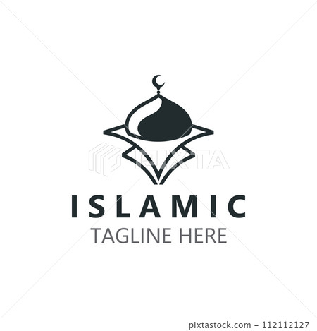 Islamic Mosque Logo design, template Islamic, Islamic Day Ramadan vector graphic creative illustration idea 112112127
