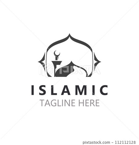 Islamic Mosque Logo design, template Islamic, Islamic Day Ramadan vector graphic creative illustration idea Islamic Mosque Logo design, template Islamic, Islamic Day Ramadan vector graphic creative illustration idea 112112128