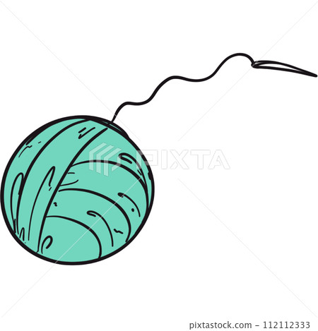 The illustration of a thread 112112333