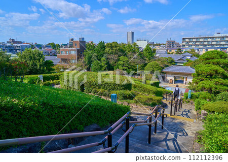 View the north side from Shibamata Park in Shibamata, Katsushika-ku, Tokyo (Yamamoto-tei Nagayamon, Shibamata 7-chome, Kanamachi area, etc.) View the north side from Shibamata Park in Shibamata, Katsushika-ku, Tokyo (Yamamoto-tei Nagayamon, Shibamata 7-chome, Kanamachi area, etc.) 112112396