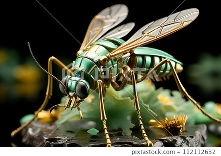 Mosquito Microscopic Insight into Behavior: A Close Examination of an Infectious Disease Carrier, Generative Ai Mosquito Microscopic Insight into Behavior: A Close Examination of an Infectious Disease Carrier, Generative Ai 112112632