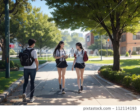 University student campus life (AI image) University student campus life (AI image) 112114193