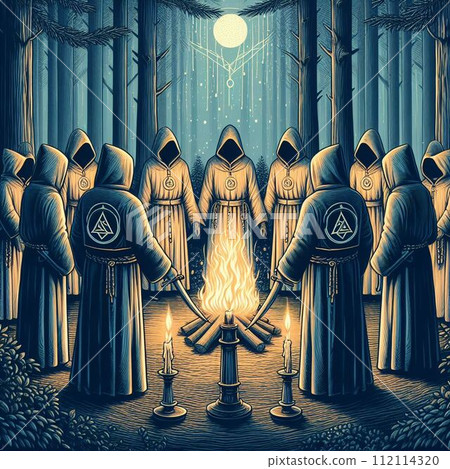 A ritual with a suspicious atmosphere 112114320