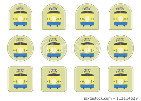 Type 922 Doctor Yellow simple sticker set 3 Type 922 Doctor Yellow simple sticker set 3 112114629