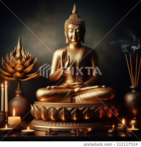 金色佛像 112117524