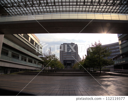 Kyushu University Ito Campus, quiet in the evening during summer vacation, Motooka, Nishi-ku, Fukuoka City, Fukuoka Prefecture 112119377