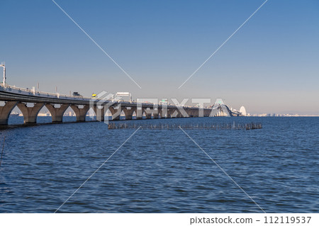 [千葉縣]從東京灣Aqua Line/木更津方向看到的景色 112119537