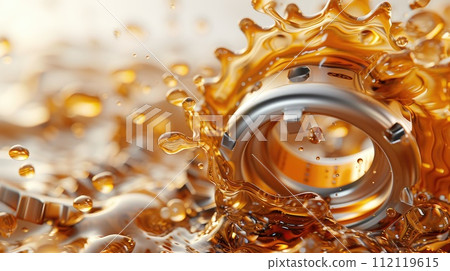 Essential car care: motor oil, engine maintenance, and precision bearings for optimal automotive performance and longevity 112119615