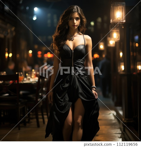 Captivating elegance: a beautiful girl strikes poses in gorgeous evening gown, embodying grace, style, and timeless beauty, creating a stunning visual narrative for fashion, glamour, and celebration. Captivating elegance: a beautiful girl strikes poses in gorgeous evening gown, embodying grace, style, and timeless beauty, creating a stunning visual narrative for fashion, glamour, and celebration. 112119656