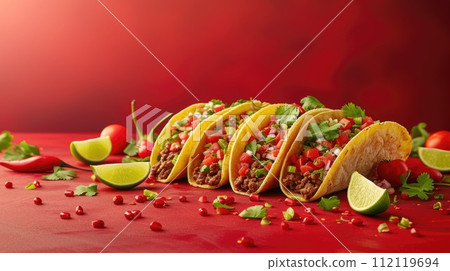 Savor the flavors of mexican cuisine: a culinary journey of vibrant spices and traditional food delights showcasing the rich and diverse tapestry of mexican culture 112119694