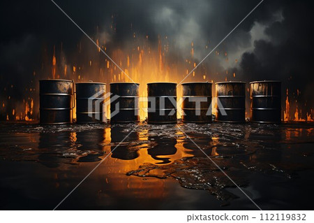 Gasoline oil, energy movement, gold liquid, oil refining industry, gold for profit, motor and car fluid mixture of flammable hydrocarbons combustible mix. Gasoline oil, energy movement, gold liquid, oil refining industry, gold for profit, motor and car fluid mixture of flammable hydrocarbons combustible mix. 112119832