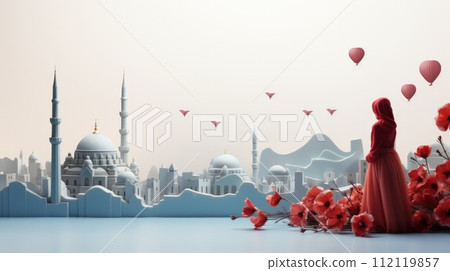 Republic Day in Turkey 29 Ekim National Day of Turkey and the partially recognized Turkish Republic of Northern Cyprus Independence pride flag patriotism. 112119857