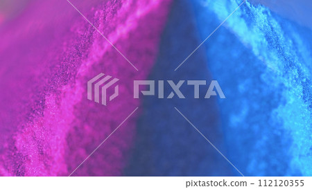 Ink drop glitter pyramid neon pink blue black drip 112120355