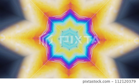 Lotus mandala ink kaleidoscope floral ornament Lotus mandala ink kaleidoscope floral ornament 112120379