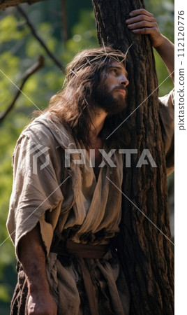 Jesus Christ, Jesus of Nazareth, Old Testament messiah, Christianity religion Bible, Old Testament Gospels, son of man, lamb of the lord the boy of God, son of David the savior. 112120776