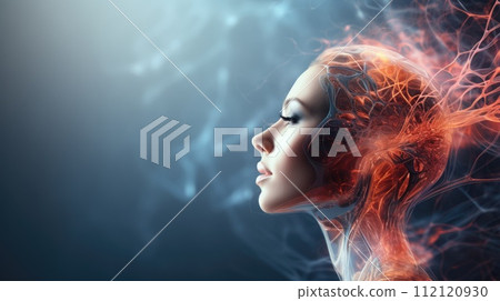 Neural networks weave through the brain, resembling a complex web of connections. The visual encapsulates the intricate dance of signals and processes within the neural landscape. Neural networks weave through the brain, resembling a complex web of connections. The visual encapsulates the intricate dance of signals and processes within the neural landscape. 112120930