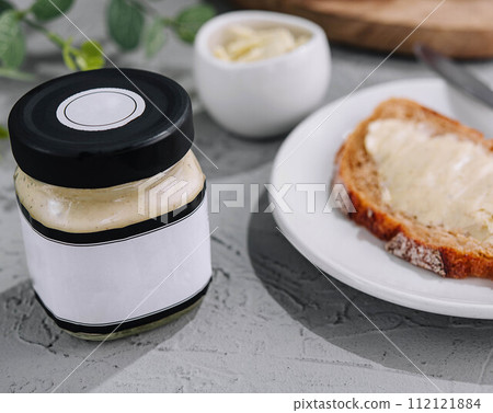 Tasty bread with truffle paste 112121884
