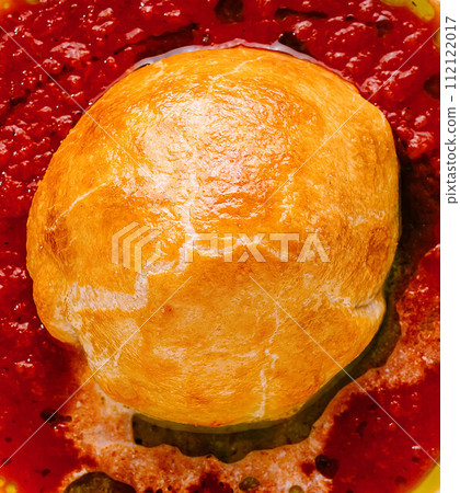 Tasty baked fish pie with cream sauce 112122017