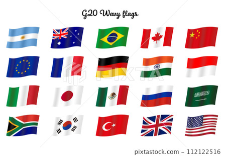 G20峰會參加國國旗套裝 112122516