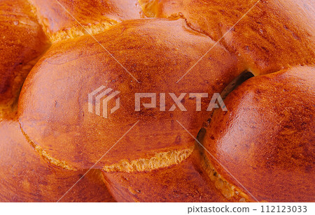 jewish challah bread close up background jewish challah bread close up background 112123033