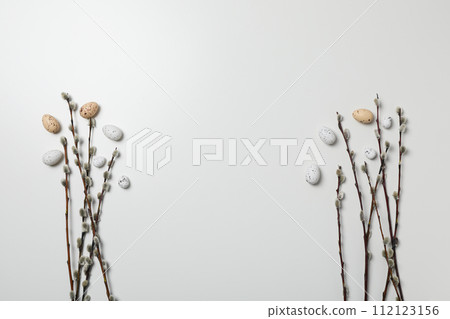 Spring holiday - Easter, concept of Easter with willow 112123156