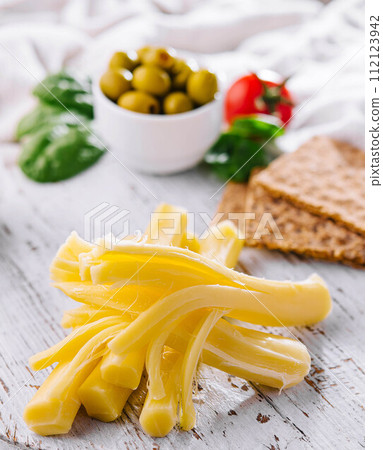 Traditional handmade Slovakian korbacik string Cheese 112123942