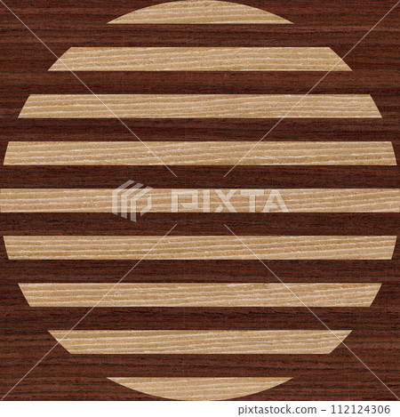 Wooden marquetry can be patterns created from the combination of wood, wooden floor, parquet, cutting board Wooden marquetry can be patterns created from the combination of wood, wooden floor, parquet, cutting board 112124306