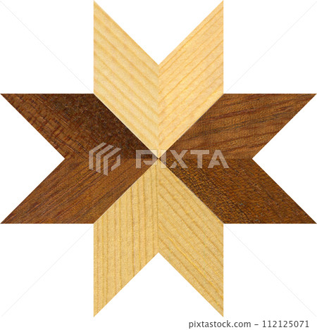 Wooden marquetry can be patterns created from the combination of pine and walnut wood, wooden floor, parquet, cutting board Wooden marquetry can be patterns created from the combination of pine and walnut wood, wooden floor, parquet, cutting board 112125071