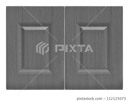 Decorative black white two wooden oak kitchen cabinet door 112125073