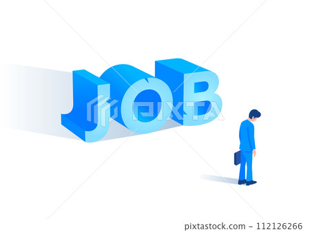 Businessman who was unemployed 112126266