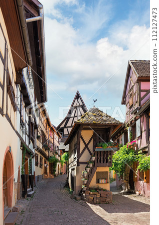 street in the commune of Eguisheim France 112127473