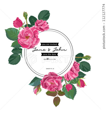 You are invited, wedding invitation card vector You are invited, wedding invitation card vector 112127774