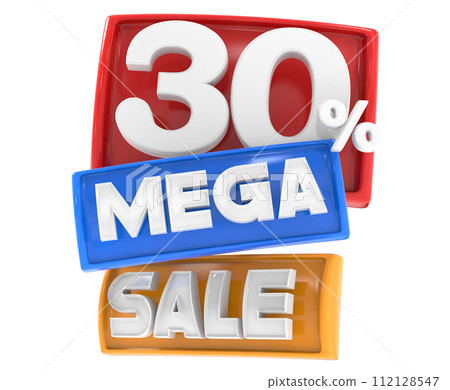 Mega Sale Discount Up To Percent 3D Render 112128547