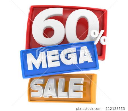 Mega Sale Discount Up To Percent 3D Render 112128553