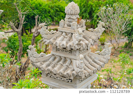Bas-relief patterns of weather towers. Bas-relief patterns of weather towers. 112128789