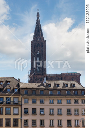buildings on the streets in Strasbourg France buildings on the streets in Strasbourg France 112128993