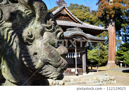 A pleasant visit to Yawada Shrine in Naranashi, Ogawa-machi, Hiki-gun, Saitama Prefecture 112129025