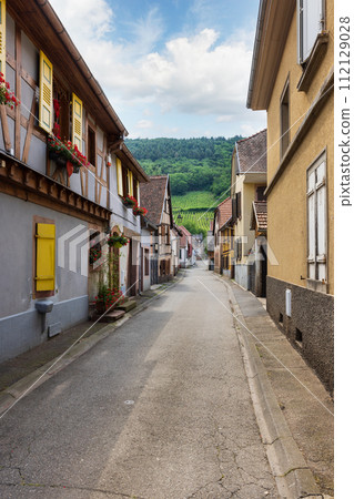 City streets Obernai Alsace City streets Obernai Alsace 112129028