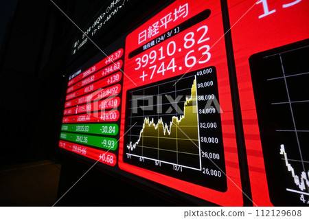 日經指數突破泡沫後高點逼近 40,000 日元 日經指數突破泡沫後高點逼近 40,000 日元 112129608