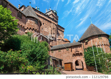 view of the Haute-Koenigsburg Castle Alsace 112129766