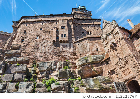view of the Haute-Koenigsburg Castle Alsace view of the Haute-Koenigsburg Castle Alsace 112129767