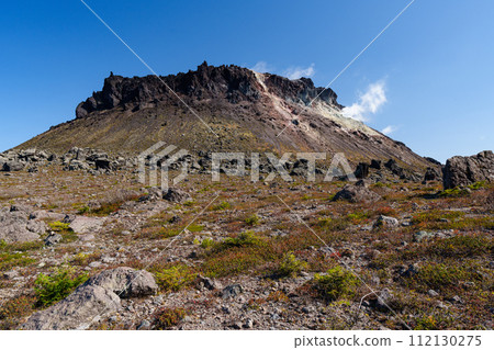 Climbing Mt. Tarumae, spectacular scenery in Hokkaido, southern Hokkaido Climbing Mt. Tarumae, spectacular scenery in Hokkaido, southern Hokkaido 112130275