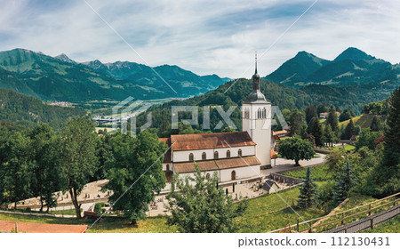 Medieval town of Gruyeres, Fribourg 112130431