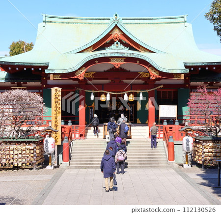 龜戶天神梅花節 梅花白梅和紅梅 東京都江東區龜戶 112130526