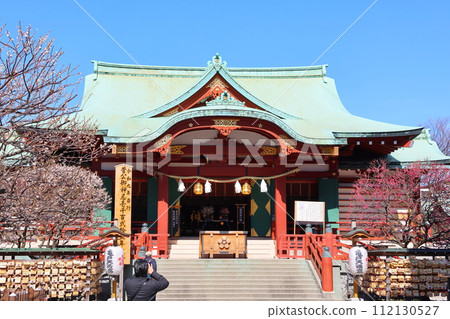 龜戶天神梅花節 梅花白梅和紅梅 東京都江東區龜戶 112130527