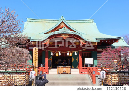 龜戶天神梅花節 梅花白梅和紅梅 東京都江東區龜戶 龜戶天神梅花節 梅花白梅和紅梅 東京都江東區龜戶 112130528