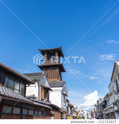 Saitama Prefecture, Little Edo Kawagoe, Kura-zukuri townscape and the bell of time 112131837