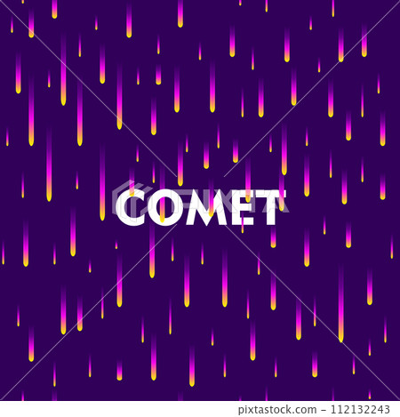 Abstract gradient falling comets 112132243